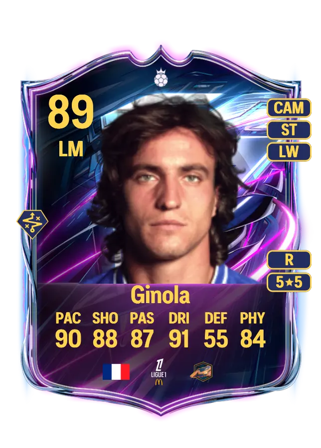 David Ginola card