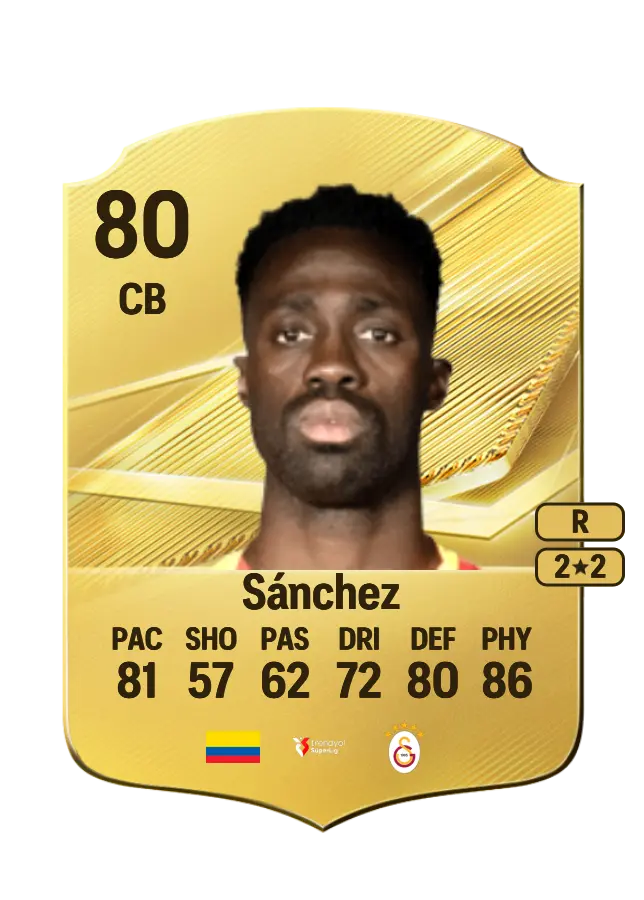 Davinson Sánchez card