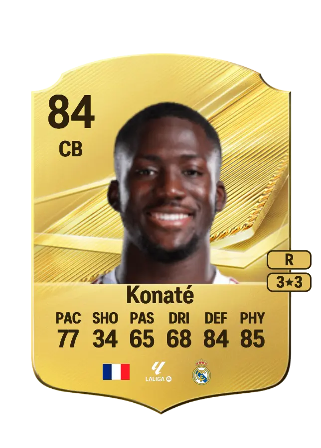 Ibrahima Konaté card