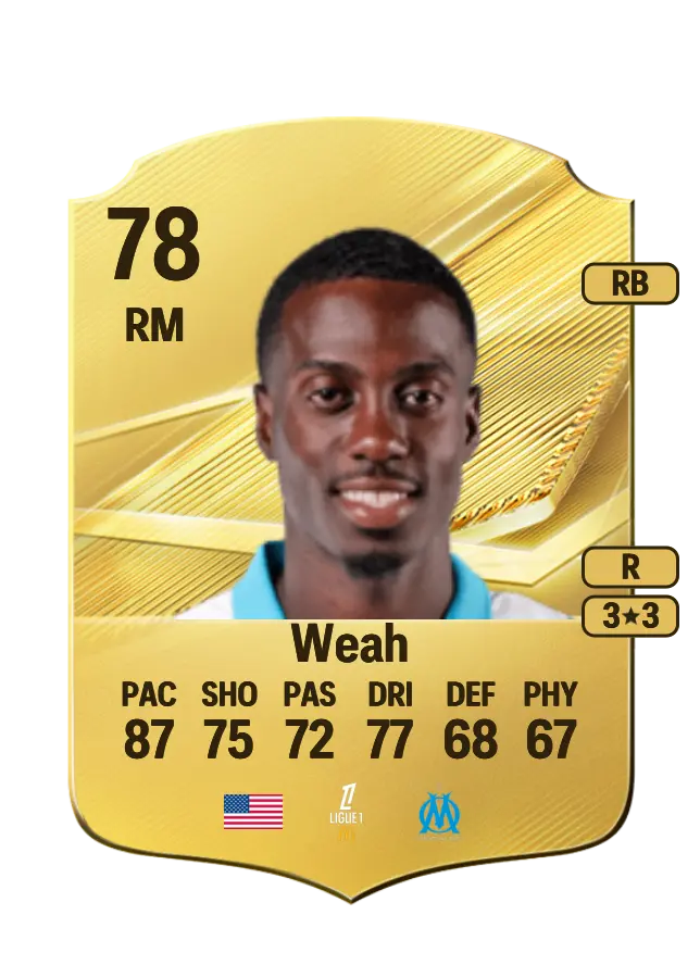 Timothy Weah card