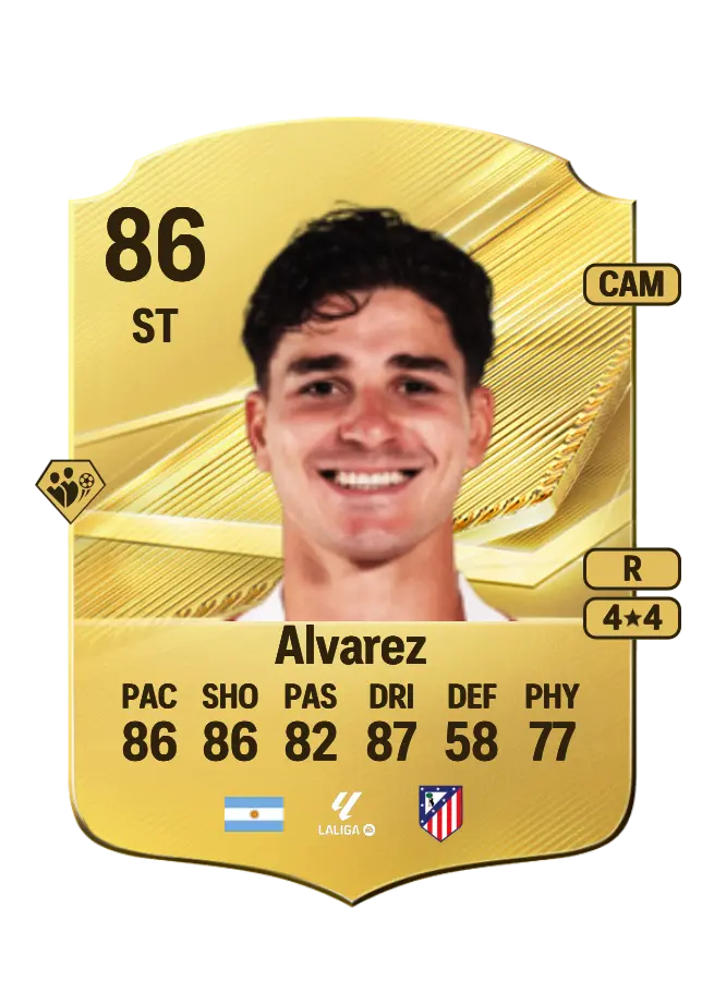 Julián Alvarez card