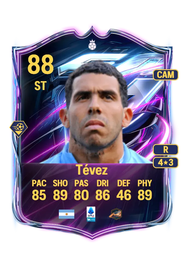 Carlos Tévez card