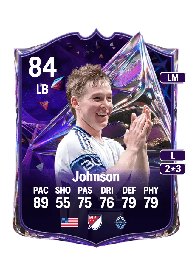 Tate Johnson card