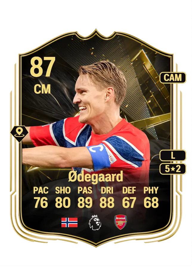 Martin Ødegaard card