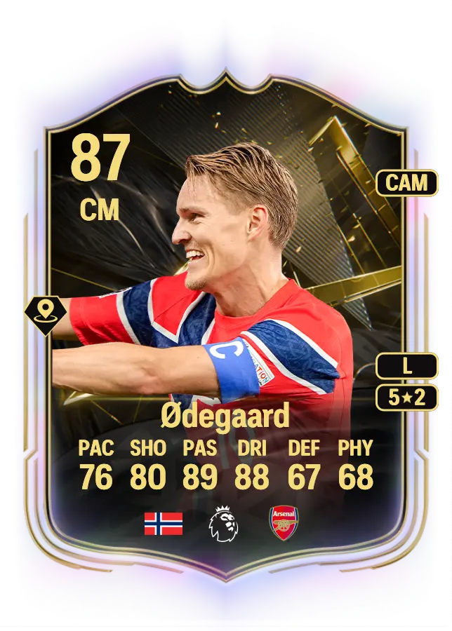 Martin Ødegaard card