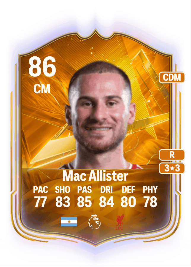 Alexis Mac Allister card