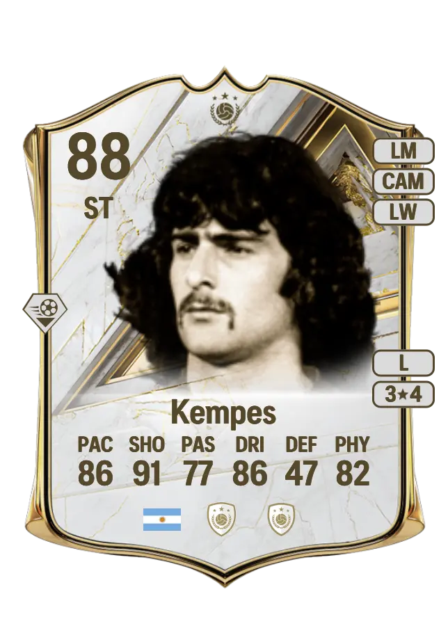 Mario Kempes card