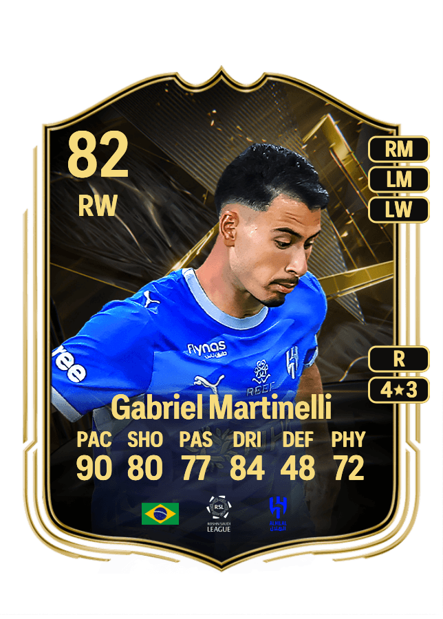 Gabriel Martinelli card