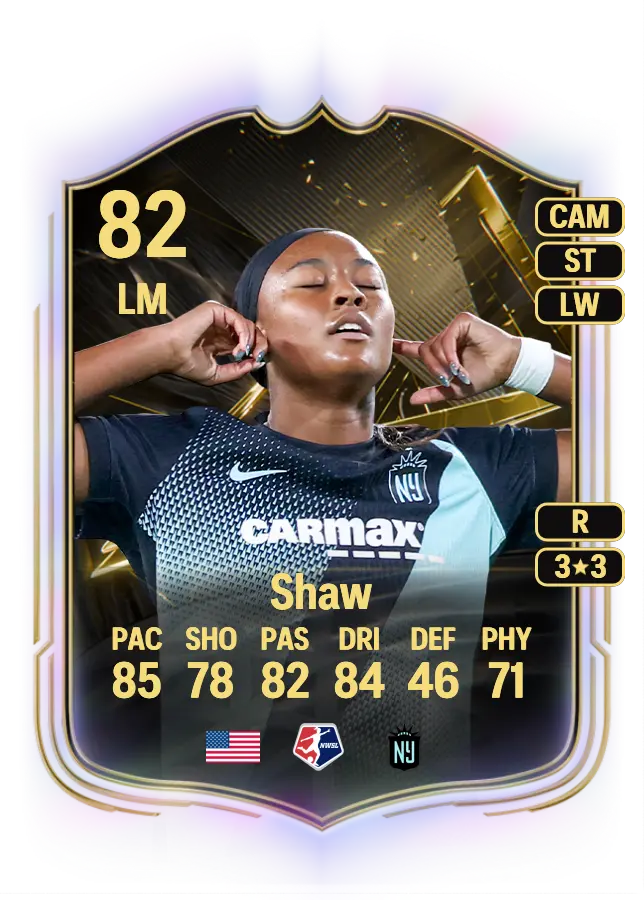 Jaedyn Shaw card