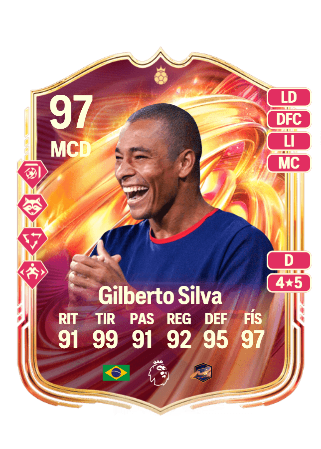Gilberto Silva card