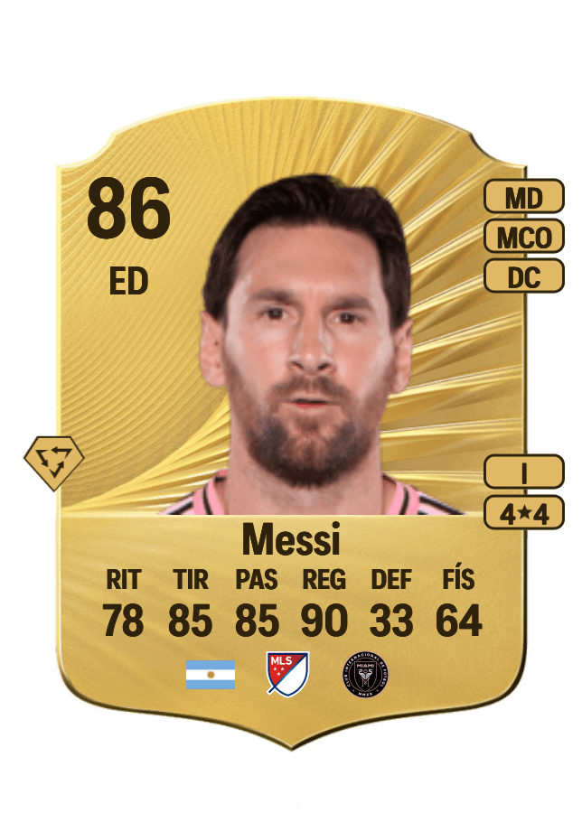 Lionel Messi card