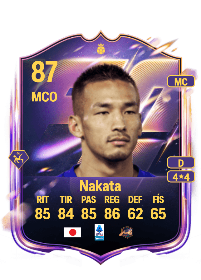 Hidetoshi Nakata card
