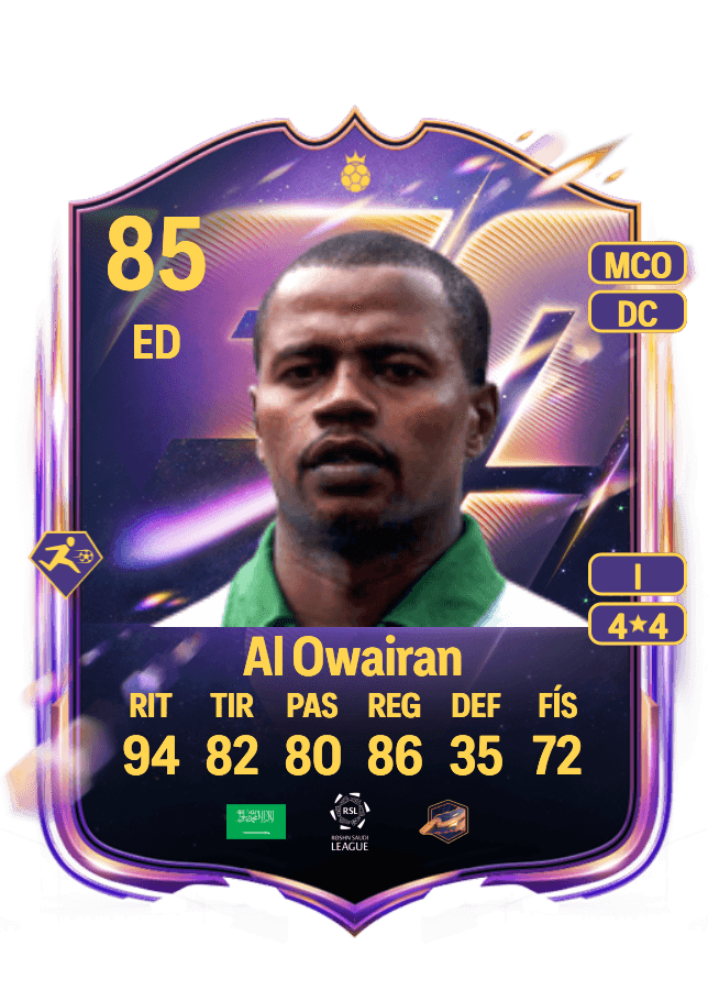 Saeed Al Owairan card