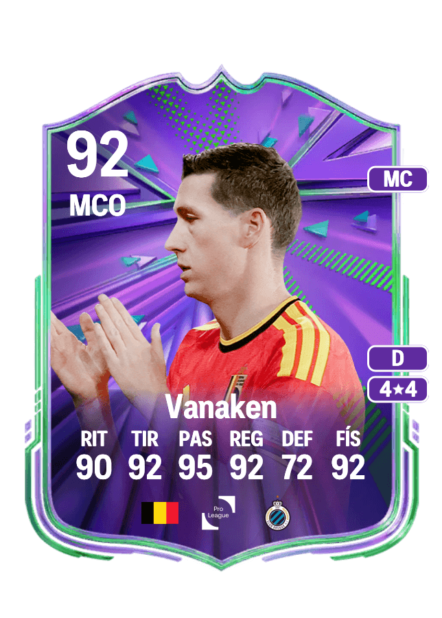 Hans Vanaken card