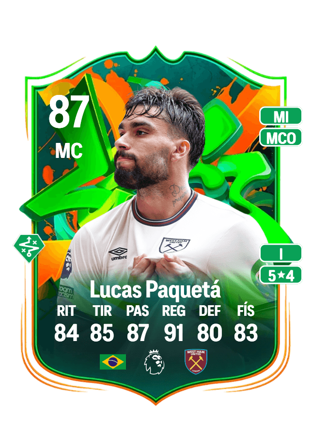 Lucas Paquetá card