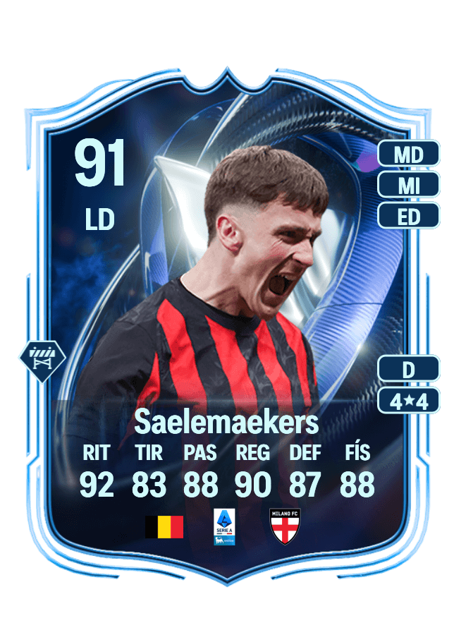 Alexis Saelemaekers card