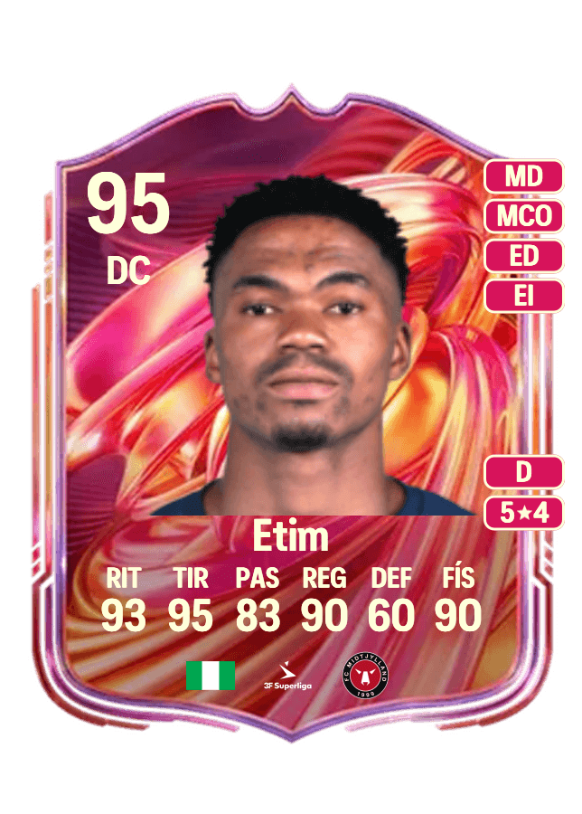 Friday Etim card