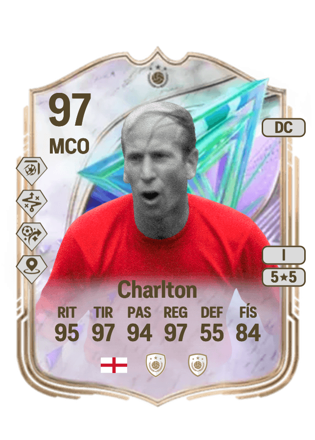 Bobby Charlton card