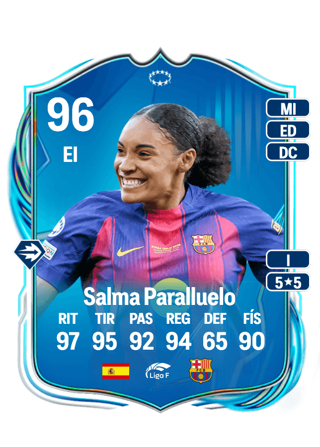 Salma Paralluelo card