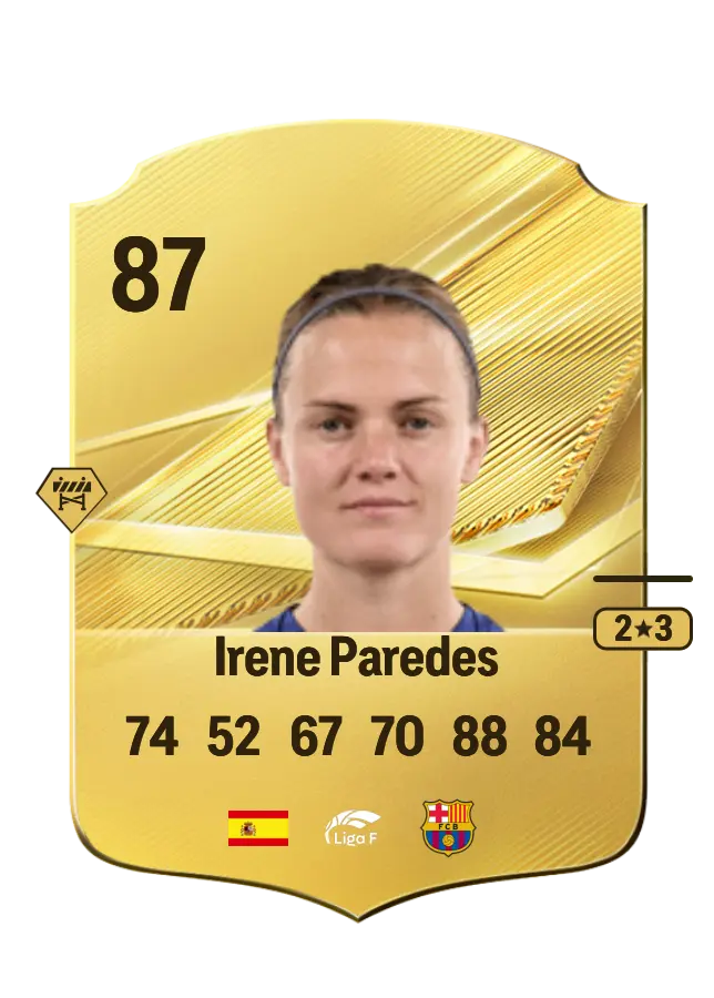 Irene Paredes card