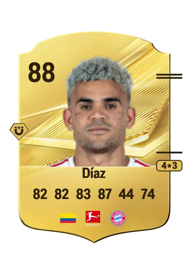 Luis Díaz card