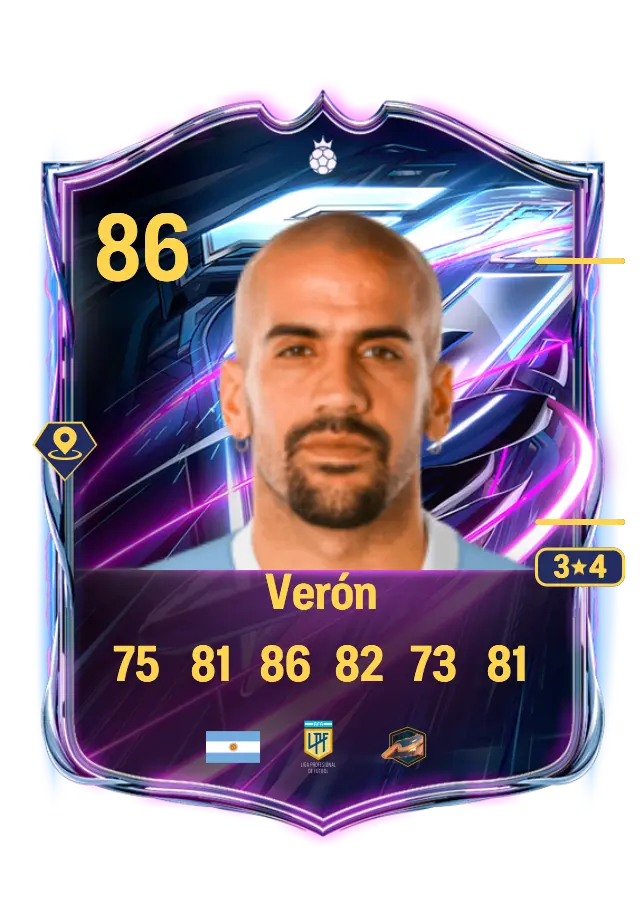 Juan Sebastián Verón card