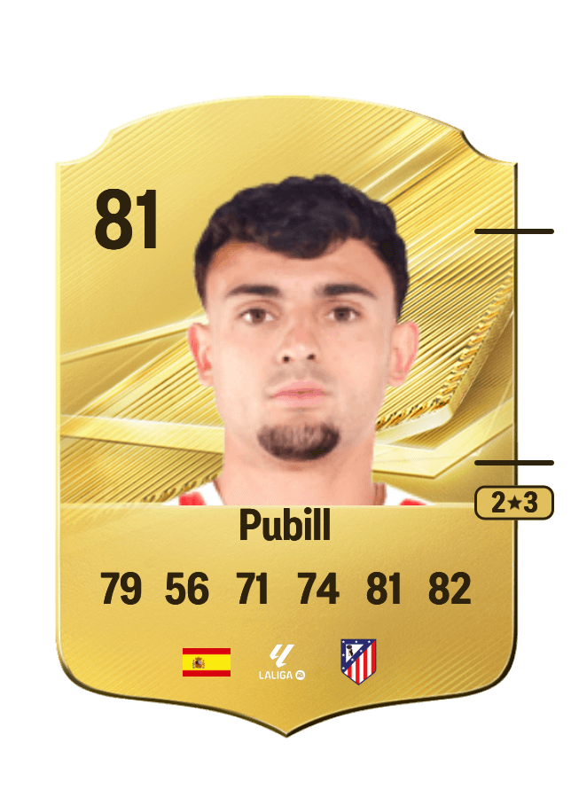 Pubill card
