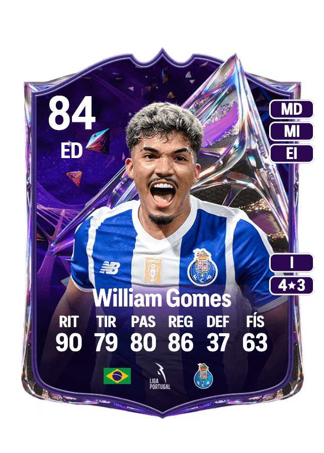William Gomes card