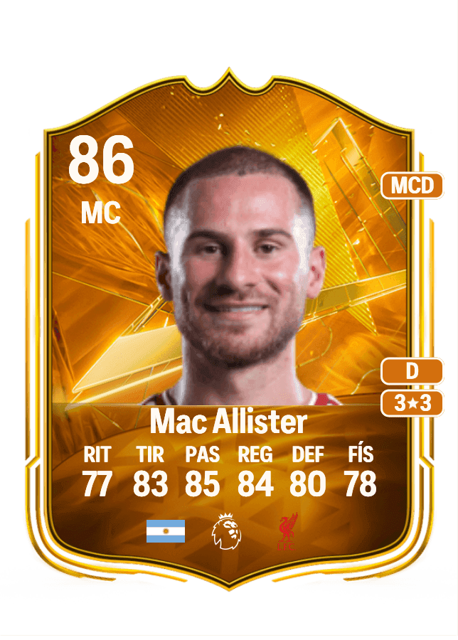 Alexis Mac Allister card