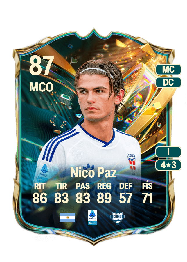 Nico Paz card