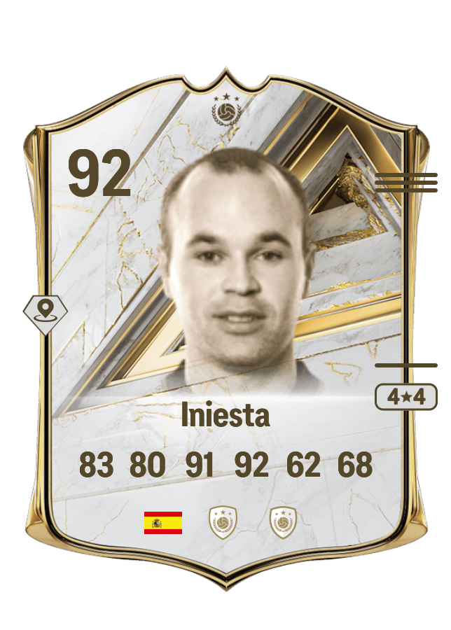 Iniesta card