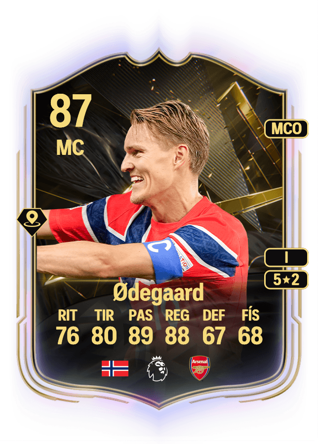 Martin Ødegaard card