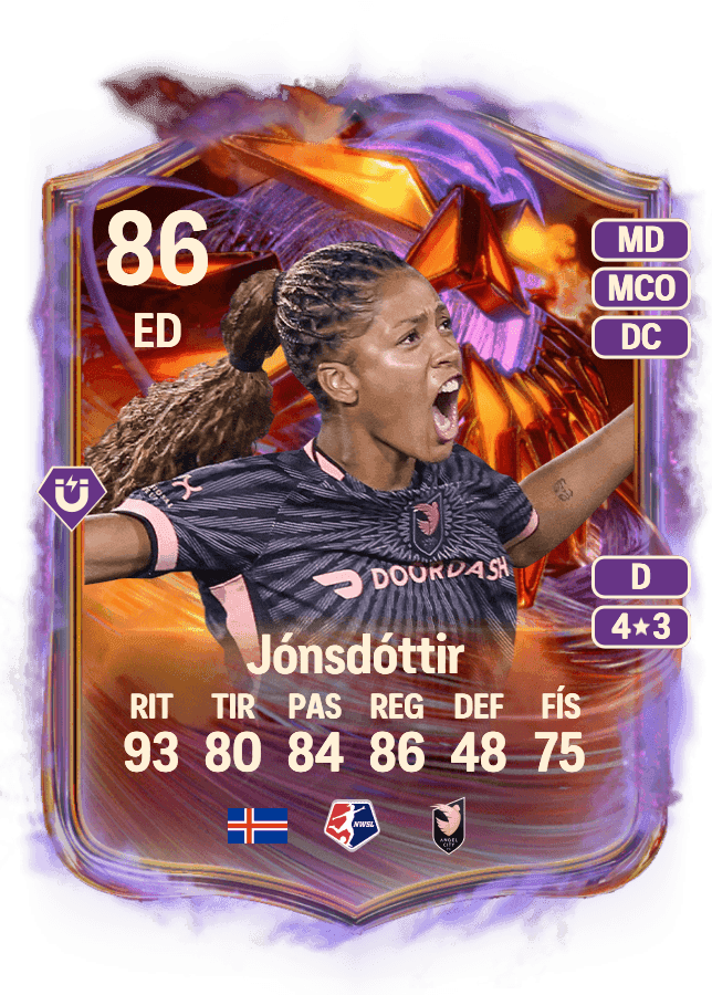 Sveindís Jane Jónsdóttir card
