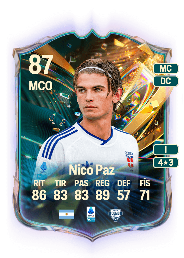 Nico Paz card