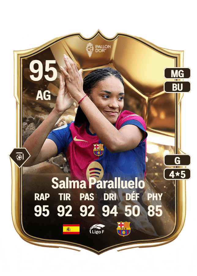 Salma Paralluelo card