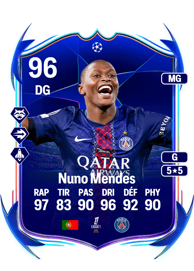 Nuno Mendes card