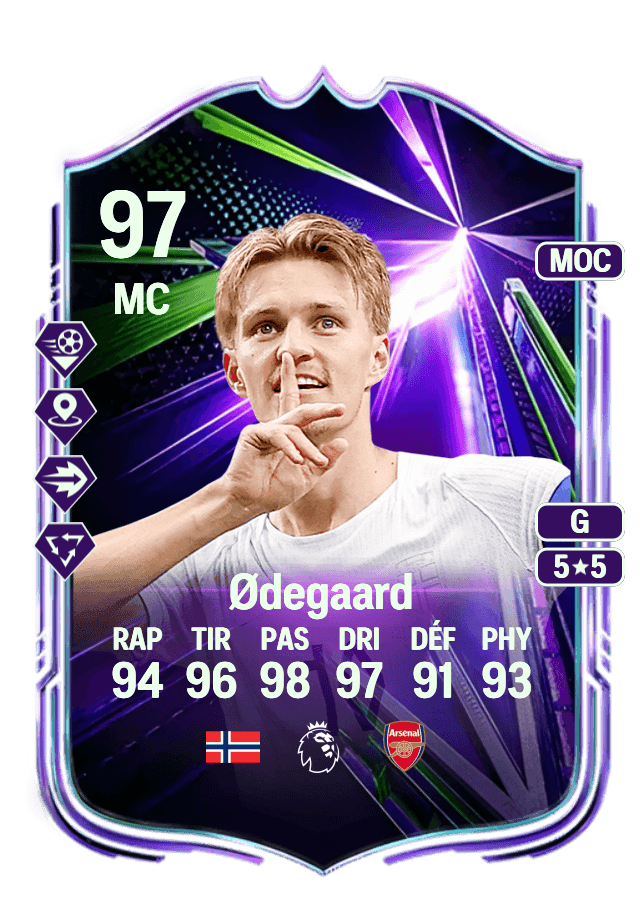 Martin Ødegaard card