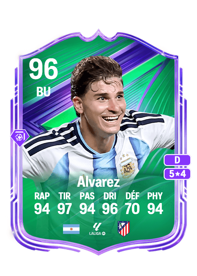 Julián Alvarez card