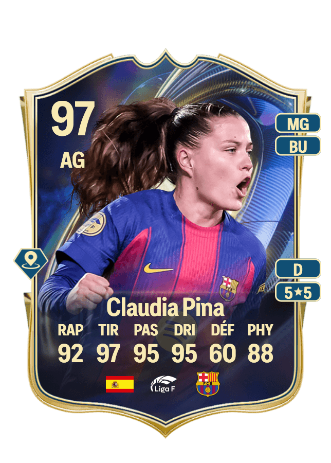 Claudia Pina card