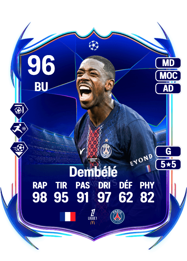 Ousmane Dembélé card