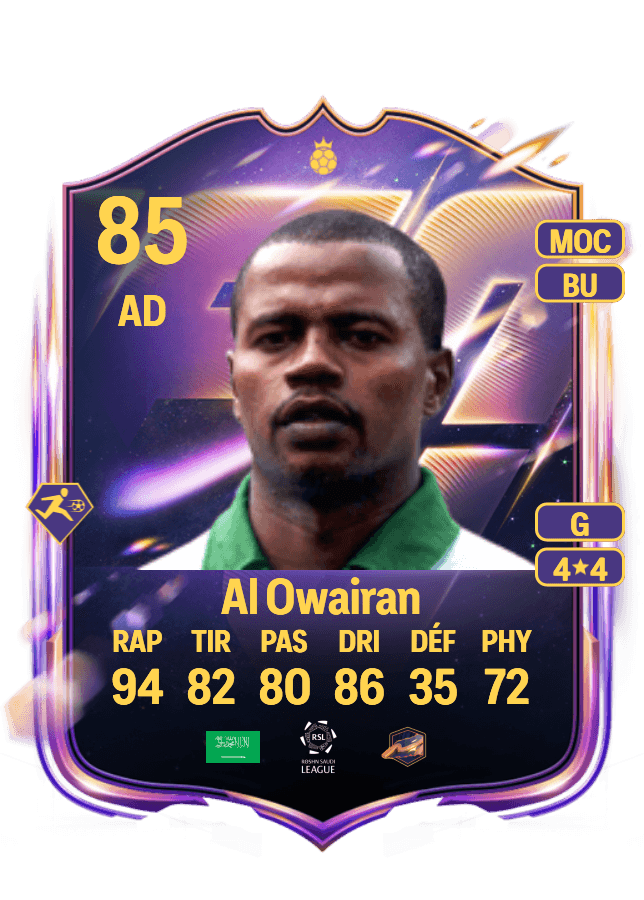 Saeed Al Owairan card