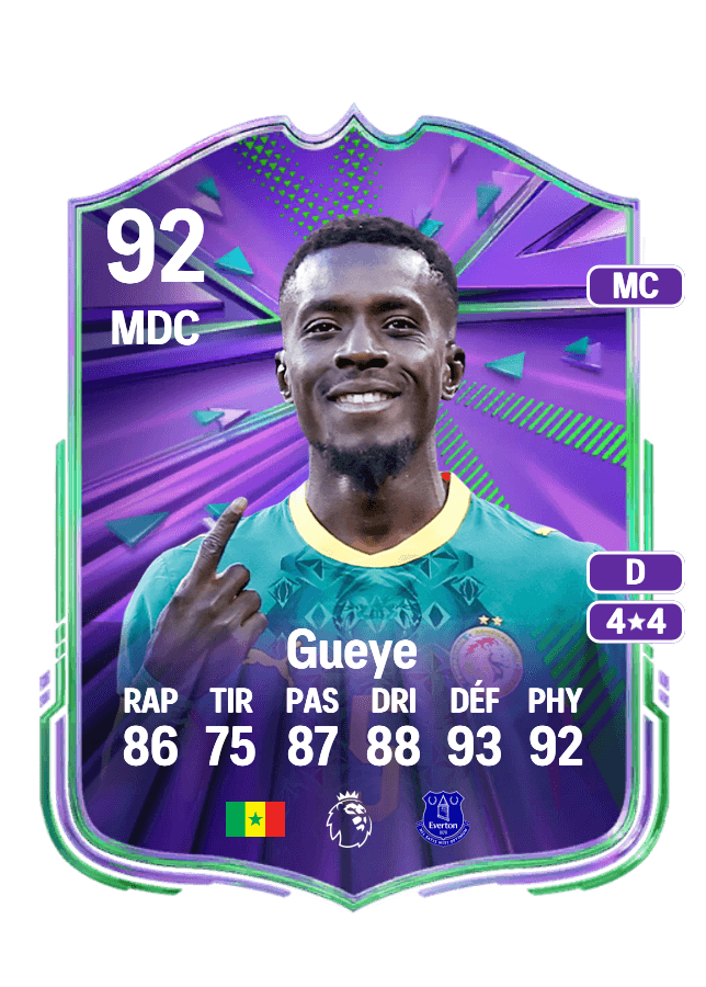 Idrissa Gueye card