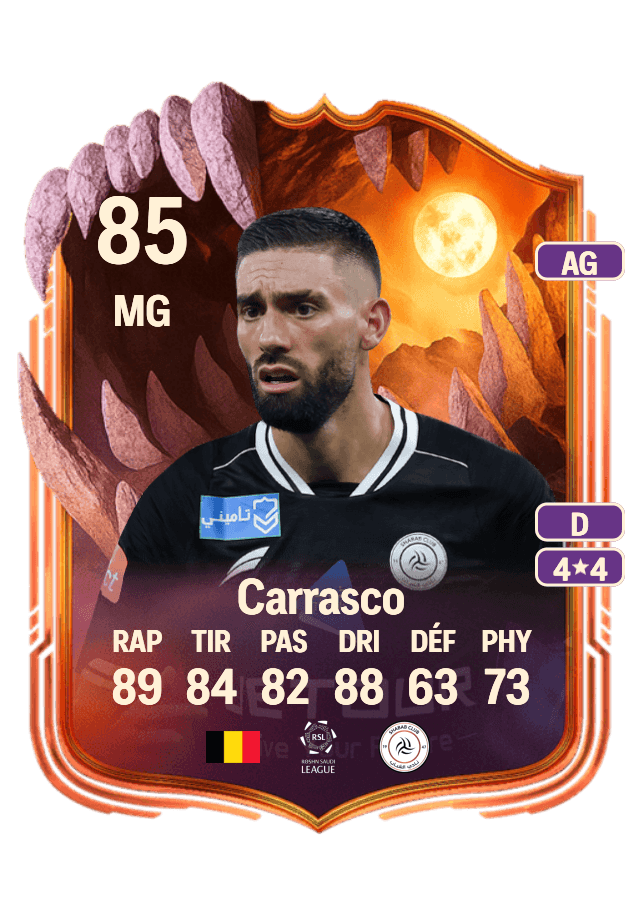 Yannick Carrasco card