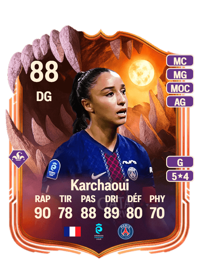 Sakina Karchaoui card