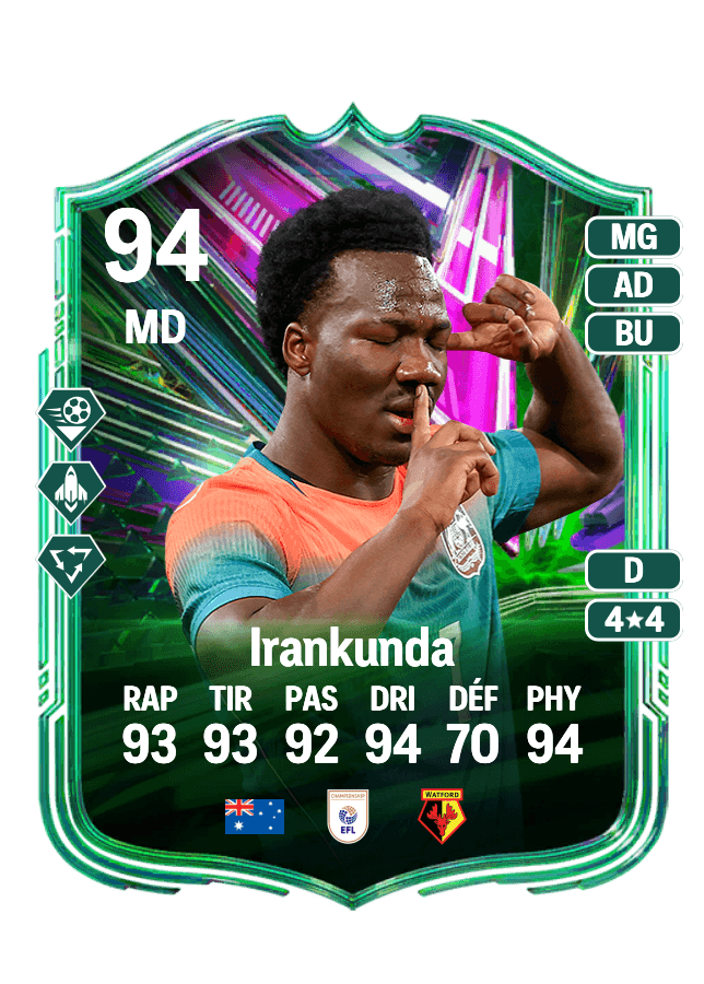 Nestory Irankunda card