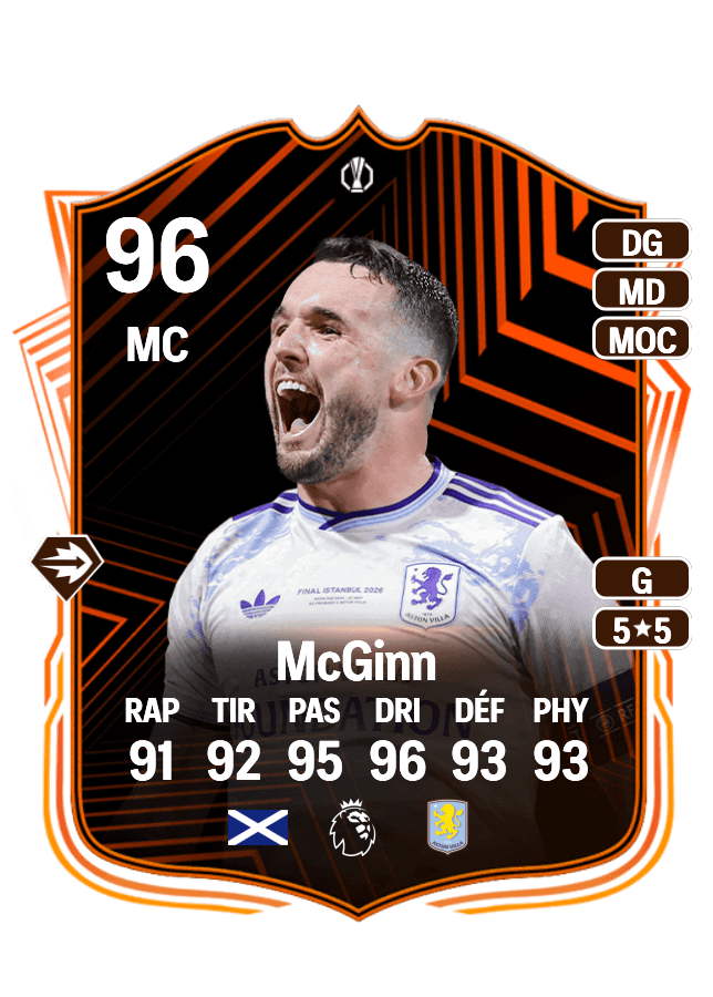John McGinn card