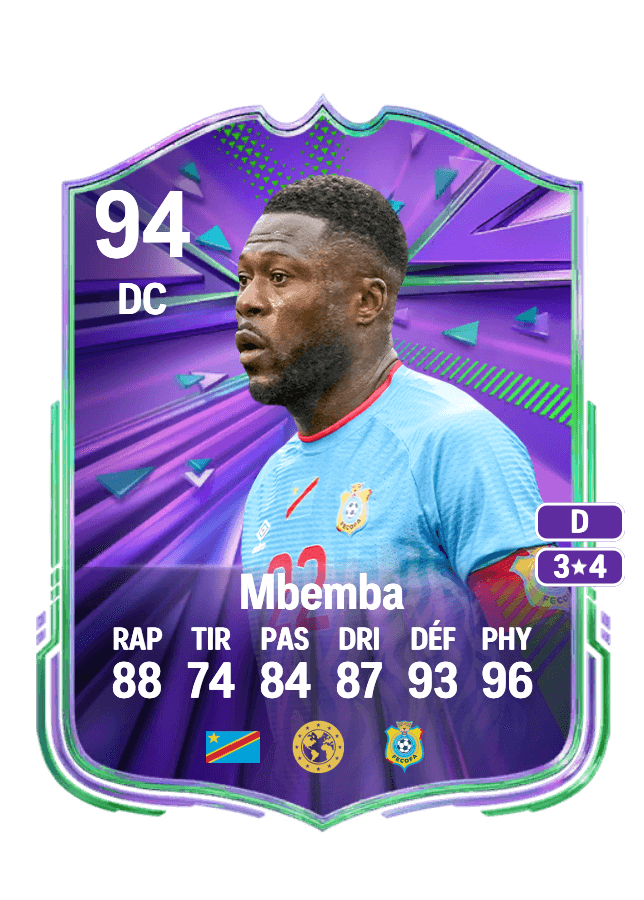 Chancel Mbemba card
