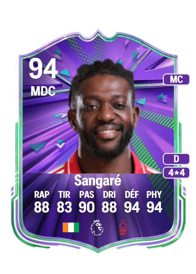 Ibrahim Sangaré card