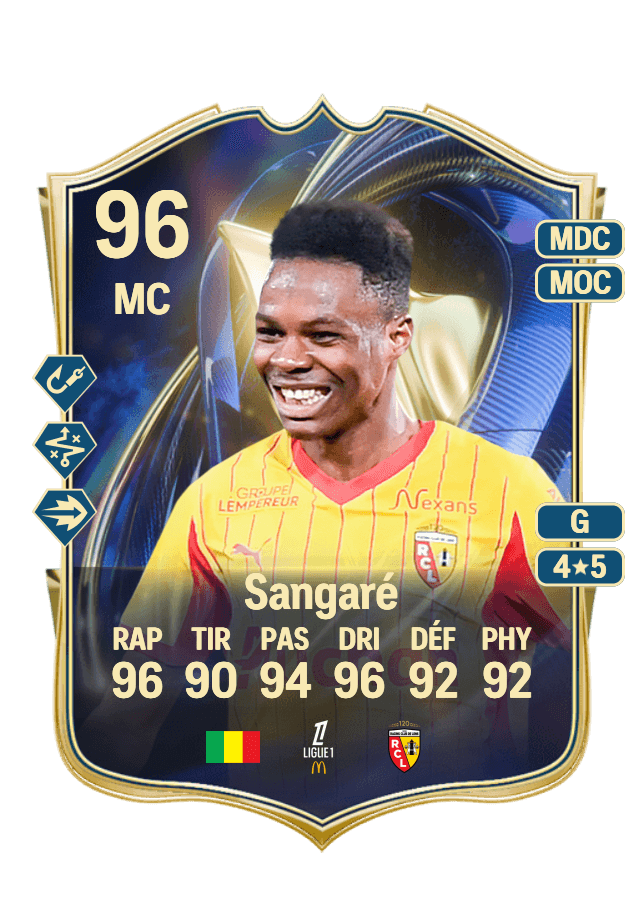 Mamadou Sangaré card