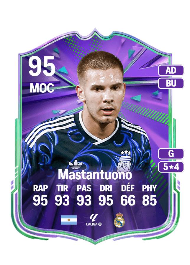 Franco Mastantuono card